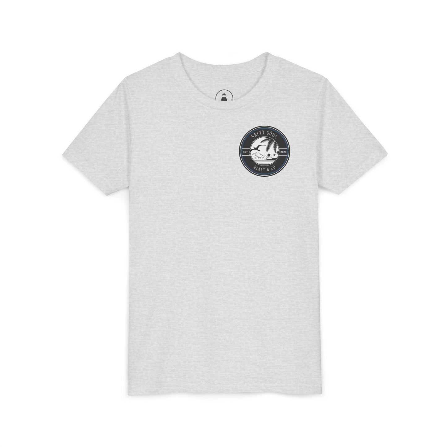 Salty Soul Youth Tee, Beach Vibes Shirt, Summer Fun Top, Kid's Vacation T-Shirt, Family Beach Day Outfit, Outdoor Adventure Wear