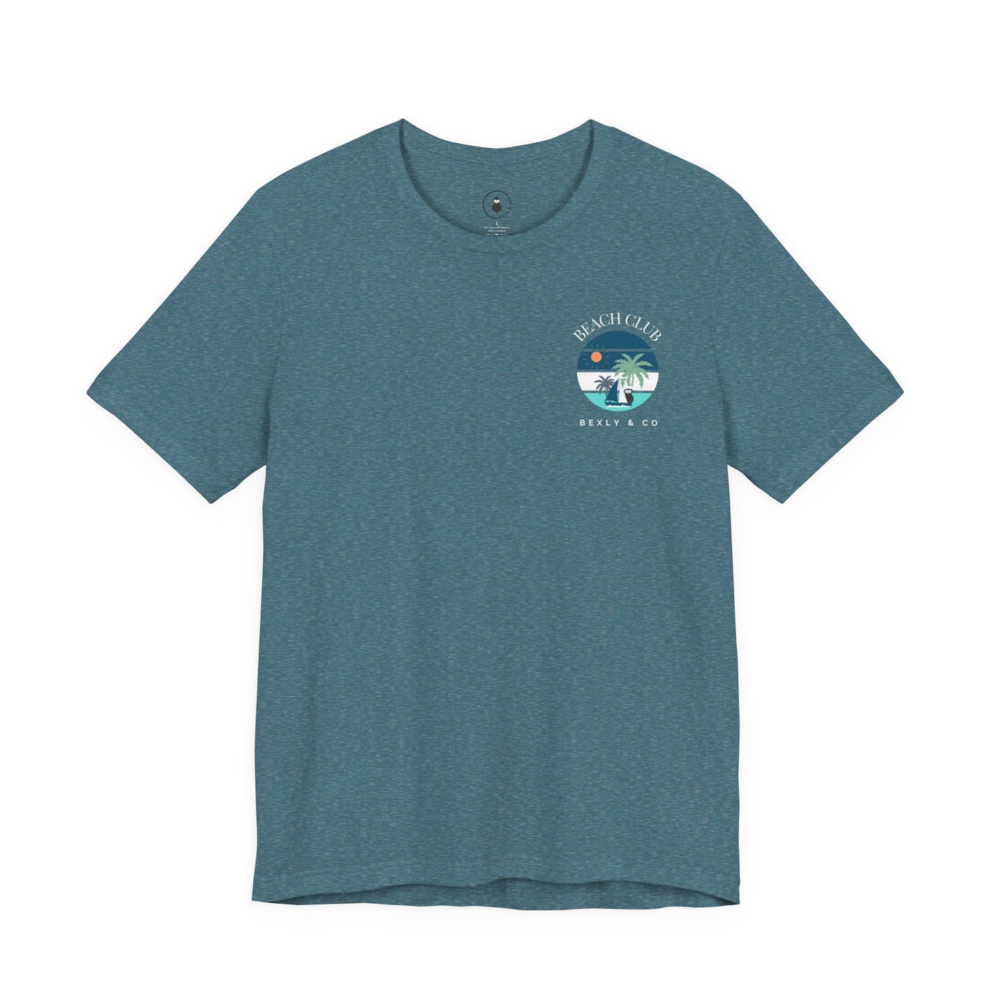 Beach Club Graphic Tee | Summer Vibe T-Shirt, Unisex Casual Wear, Perfect for Beach Days, Gift for Vacation Lovers, Palm Tree Design
