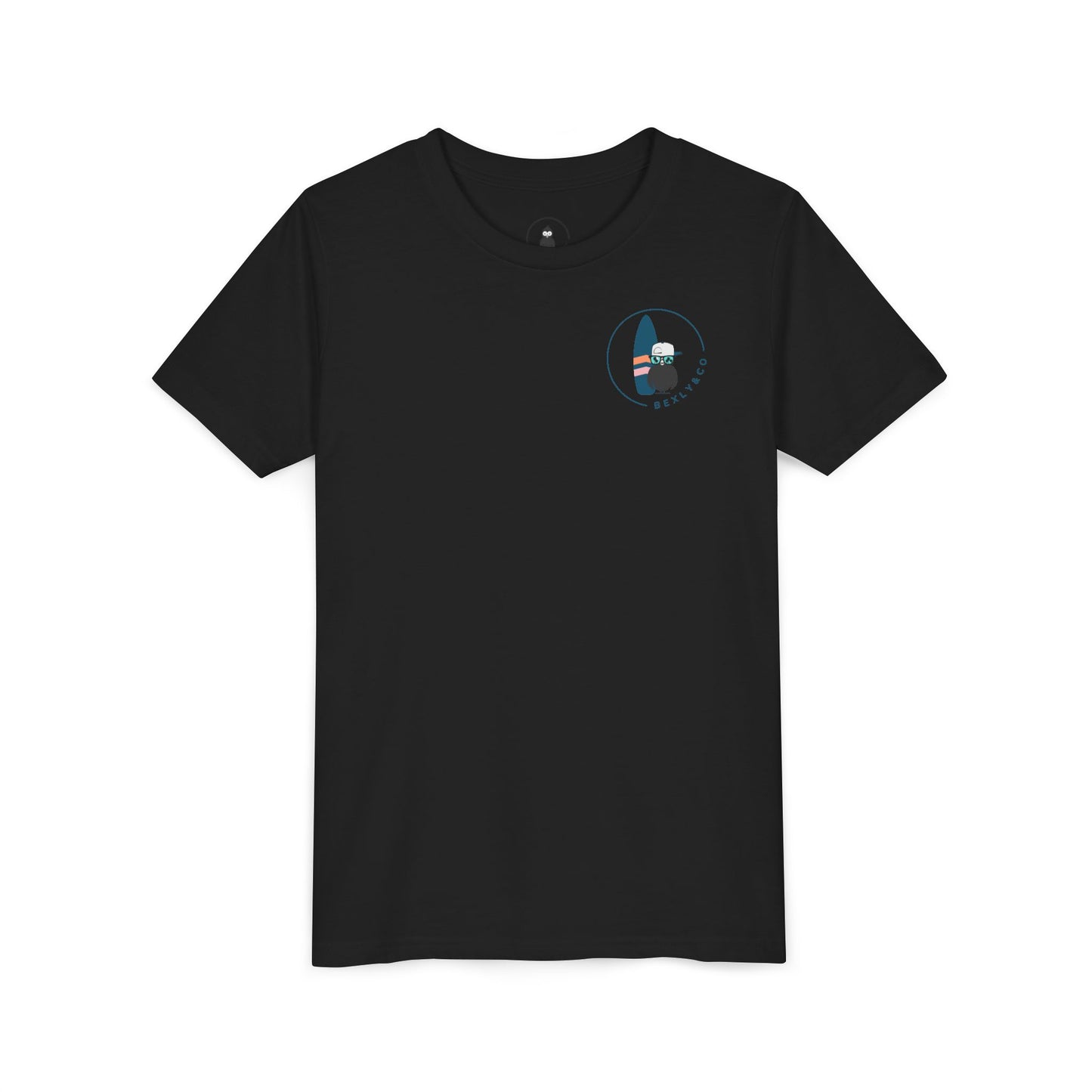 Surfing Adventure Youth Short Sleeve Tee - Fun Beach Logo Design