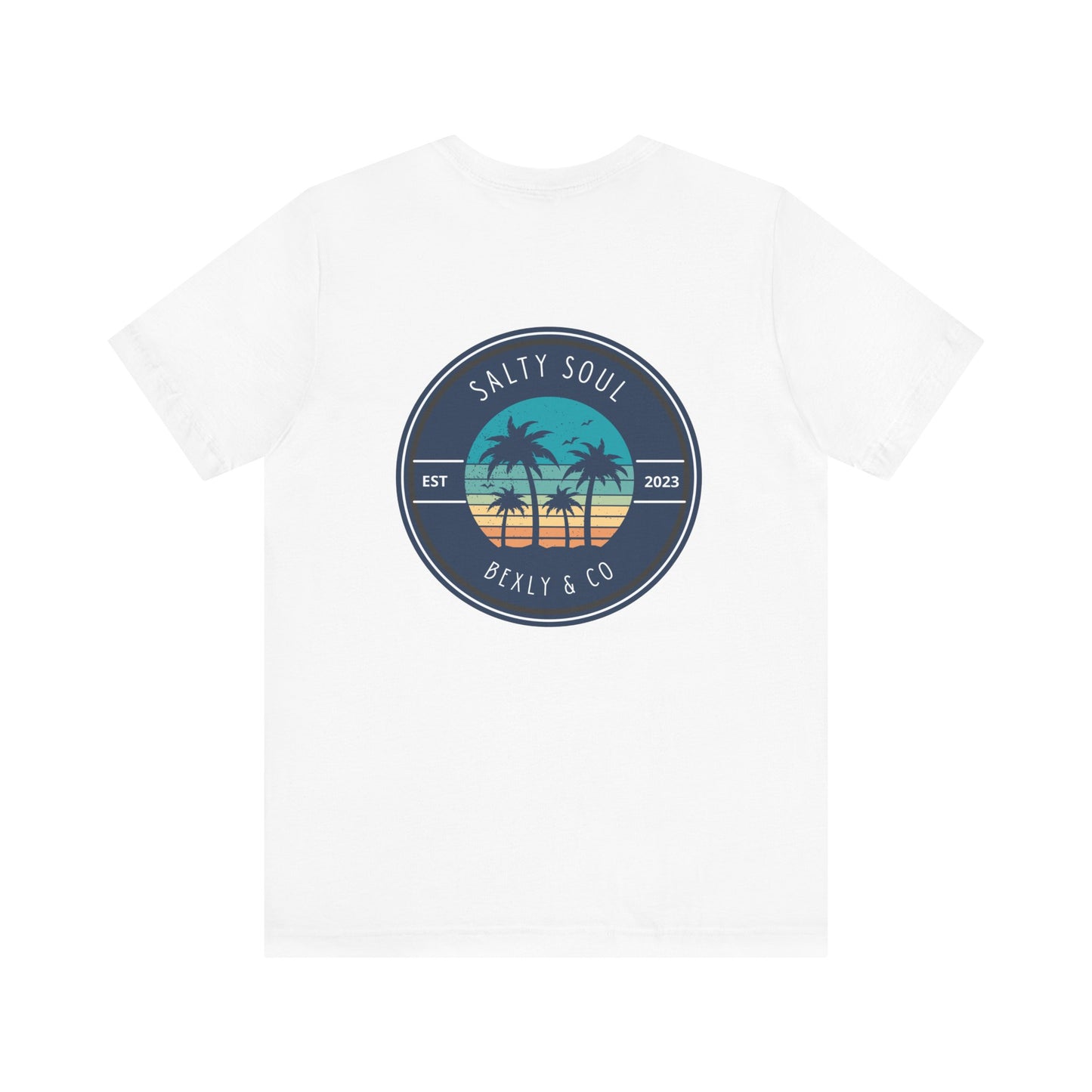Salty Soul Palm Tree Beach Tee | Unisex Short Sleeve | Casual Summer Wear, Beach Vacation Shirt, Gift for Ocean Lovers, Retro Graphic [...]