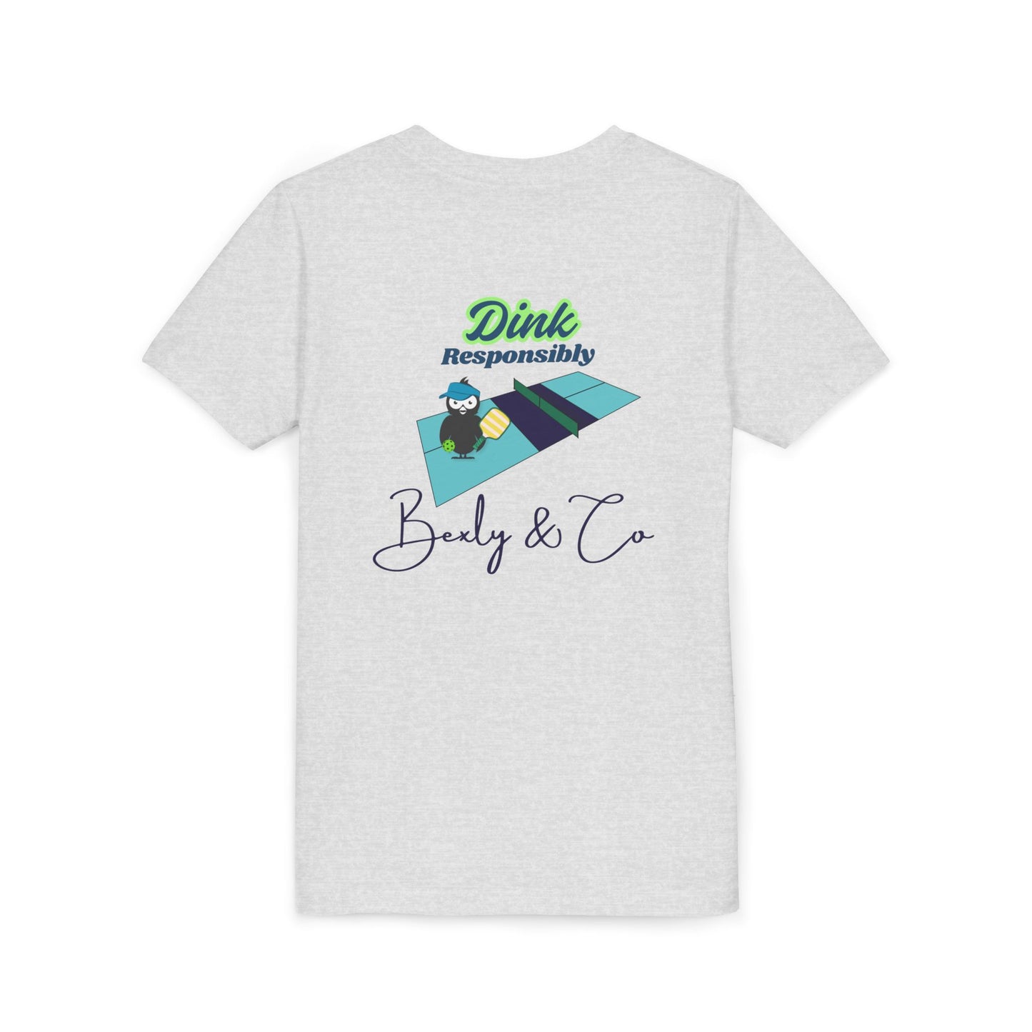 Funny Youth Short Sleeve Tee - 'Dink Responsibly' Design