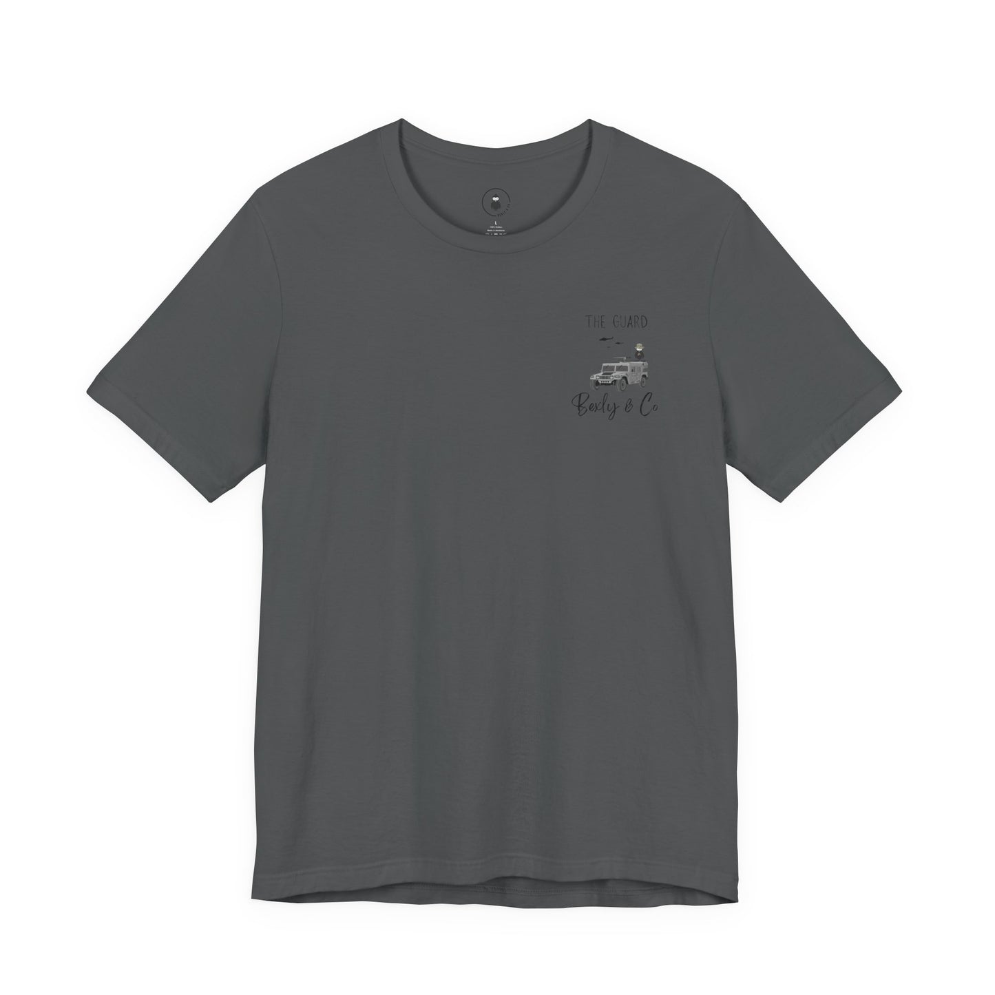 Unisex Short Sleeve Tee - The Guard Design for Adventure Lovers