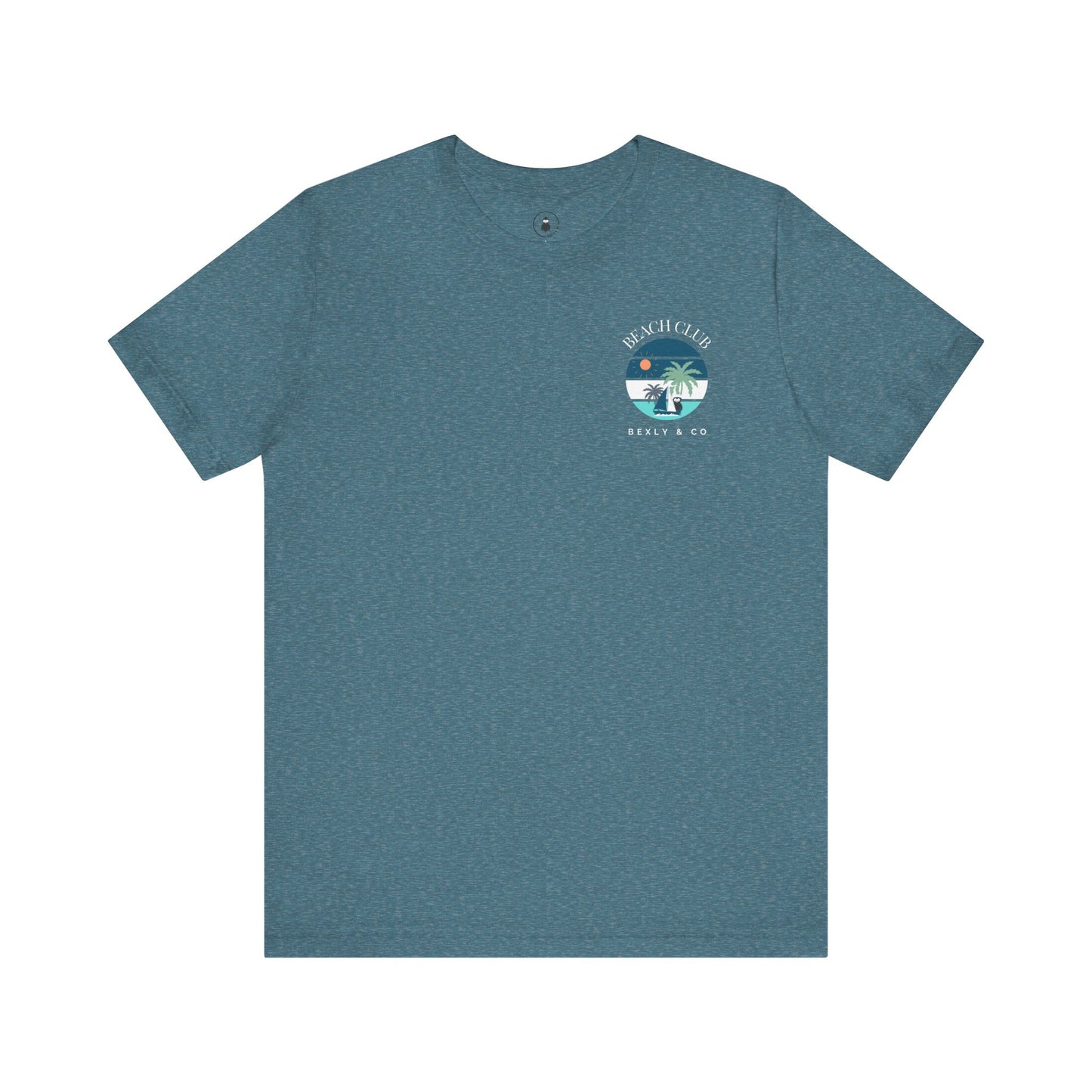 Beach Club Graphic Tee | Summer Vibe T-Shirt, Unisex Casual Wear, Perfect for Beach Days, Gift for Vacation Lovers, Palm Tree Design