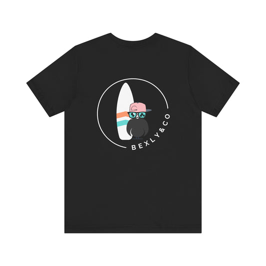 Unisex Stylish Tee- Surfer White Board