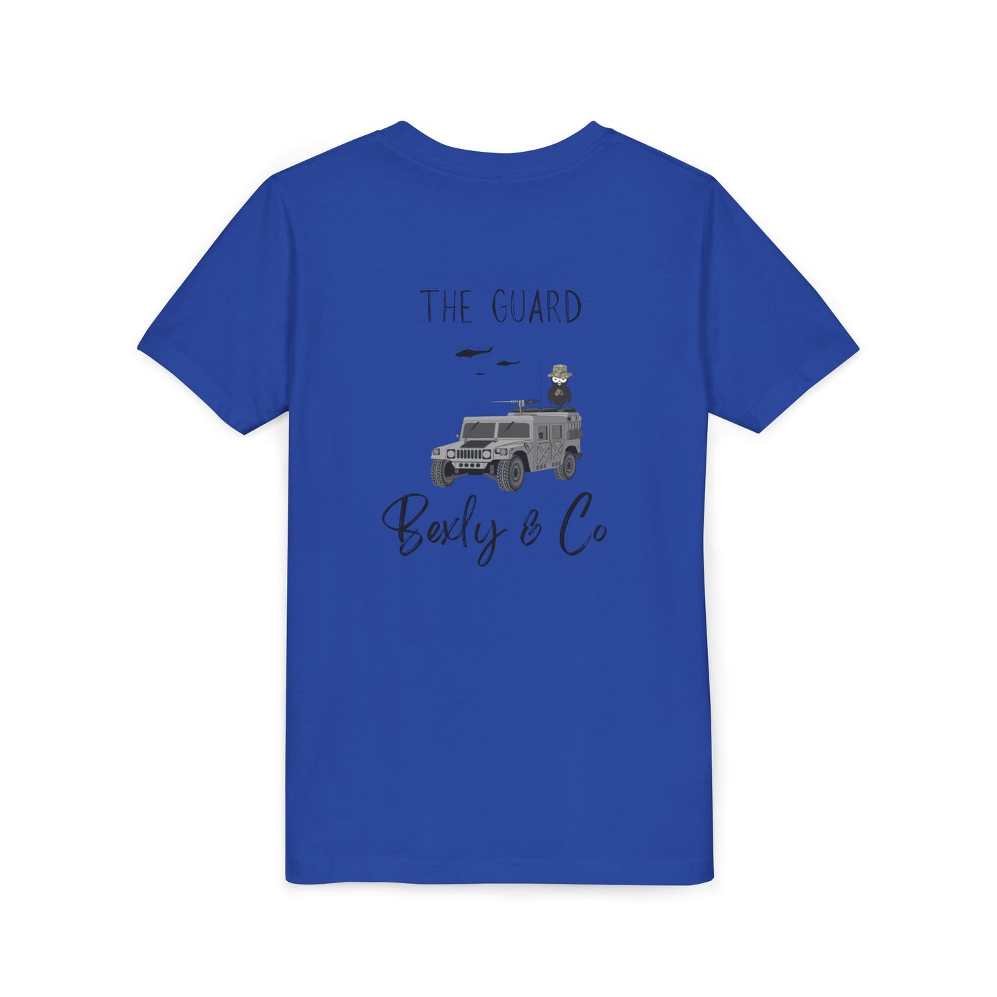 Adventure-Themed Youth Short Sleeve Tee - 'The Guard' Design
