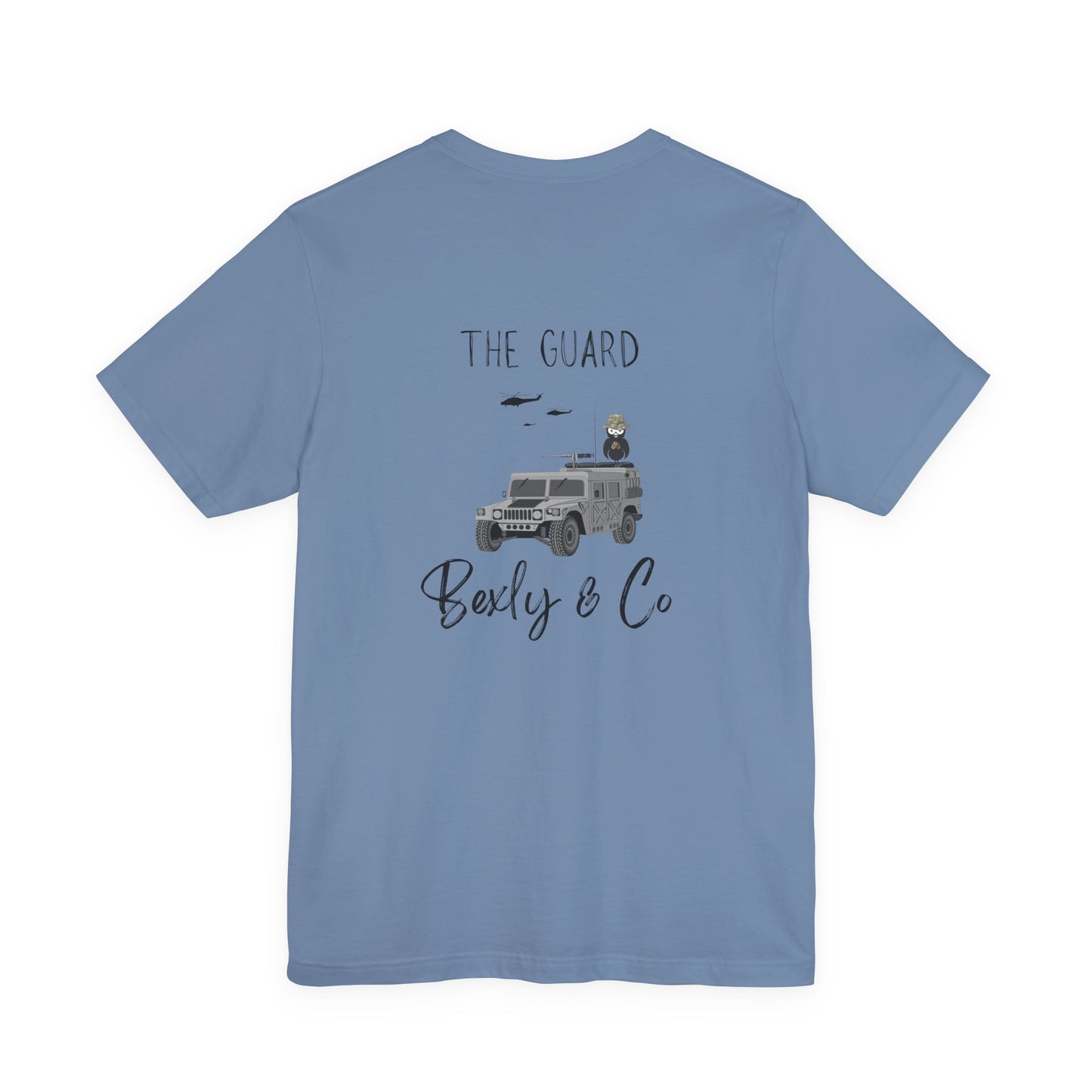 Unisex Short Sleeve Tee - The Guard Design for Adventure Lovers
