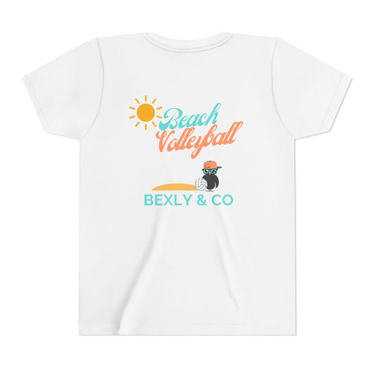 Beach Volleyball Youth Tee - Fun Summer Style