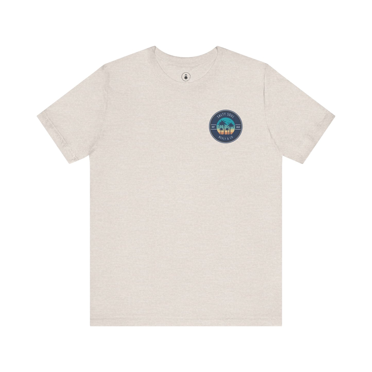 Salty Soul Palm Tree Beach Tee | Unisex Short Sleeve | Casual Summer Wear, Beach Vacation Shirt, Gift for Ocean Lovers, Retro Graphic [...]