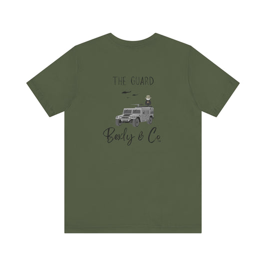 Unisex Short Sleeve Tee - The Guard Design for Adventure Lovers