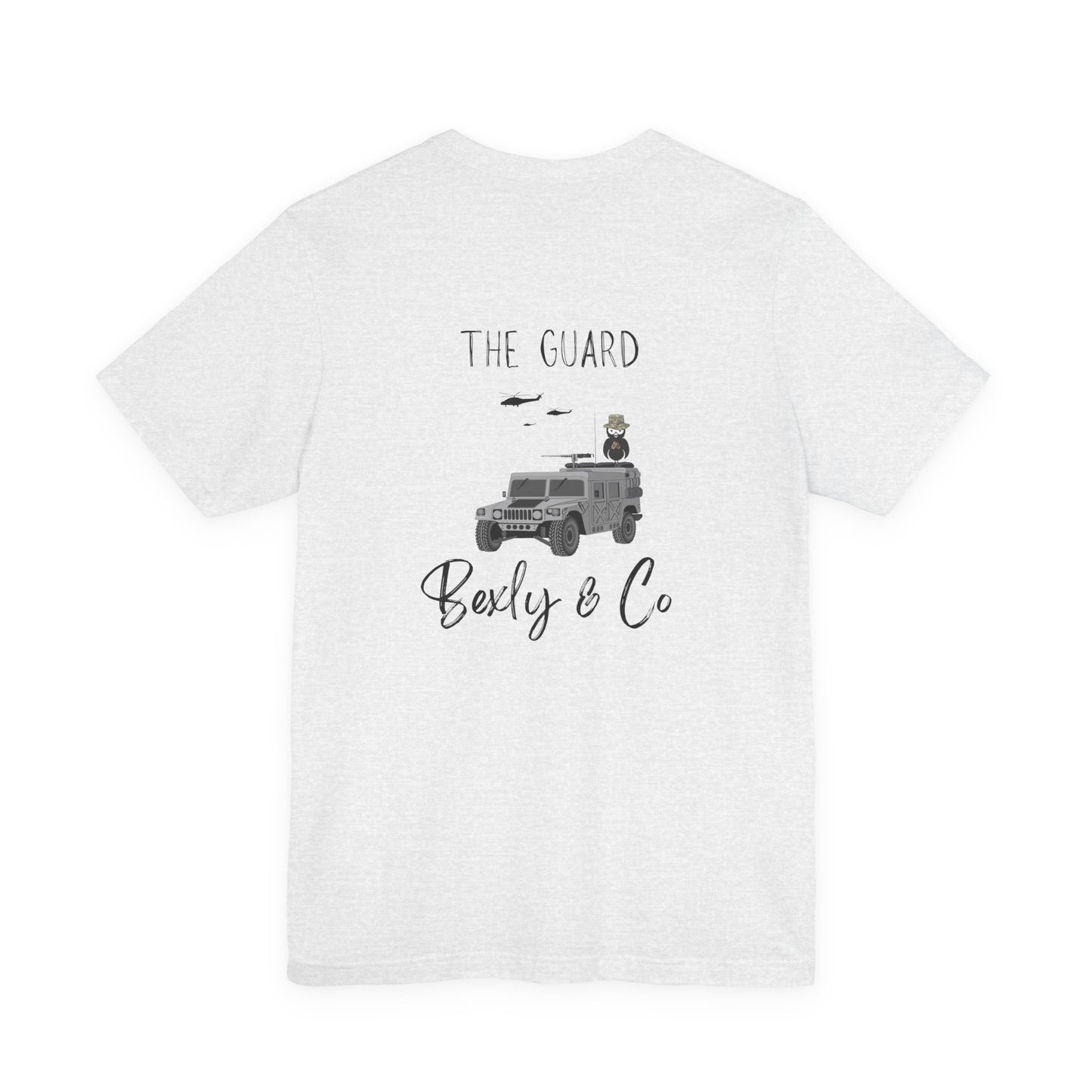 Unisex Short Sleeve Tee - The Guard Design for Adventure Lovers