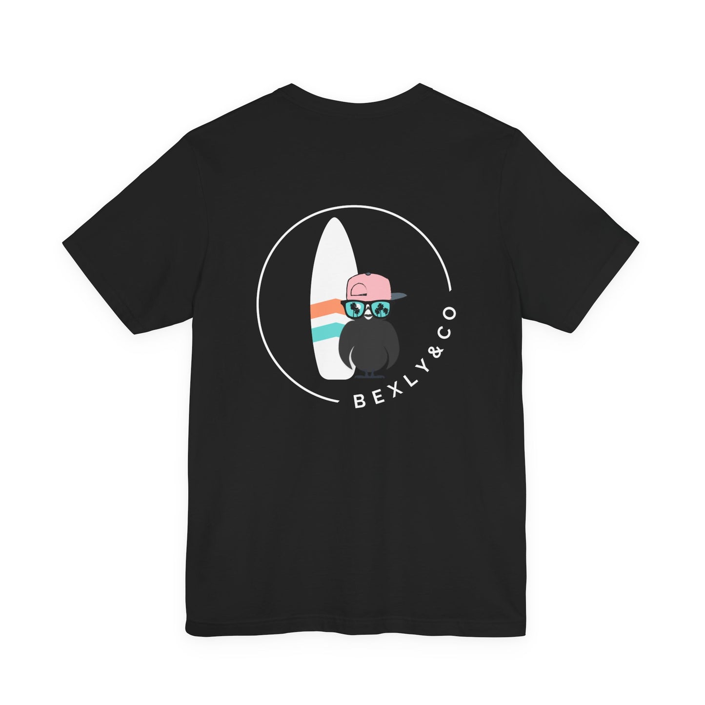 Unisex Stylish Tee- Surfer White Board