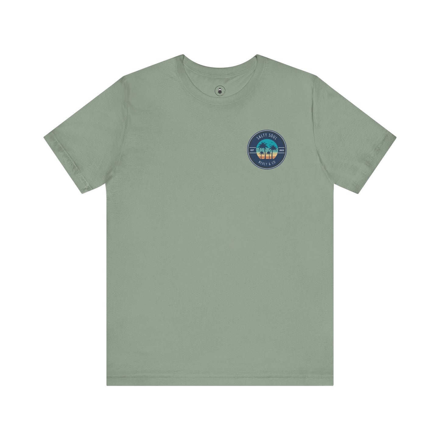 Salty Soul Palm Tree Beach Tee | Unisex Short Sleeve | Casual Summer Wear, Beach Vacation Shirt, Gift for Ocean Lovers, Retro Graphic [...]