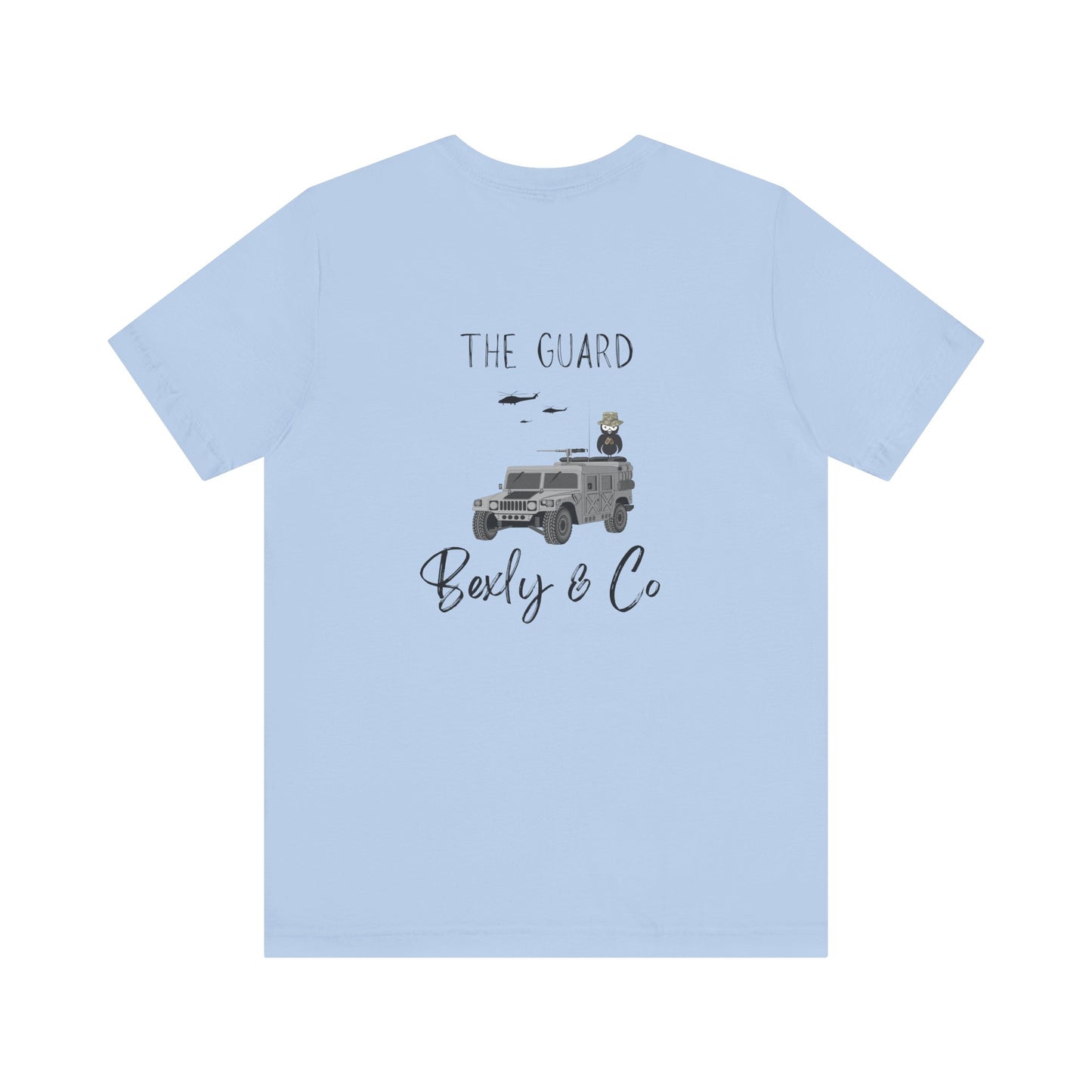 Unisex Short Sleeve Tee - The Guard Design for Adventure Lovers