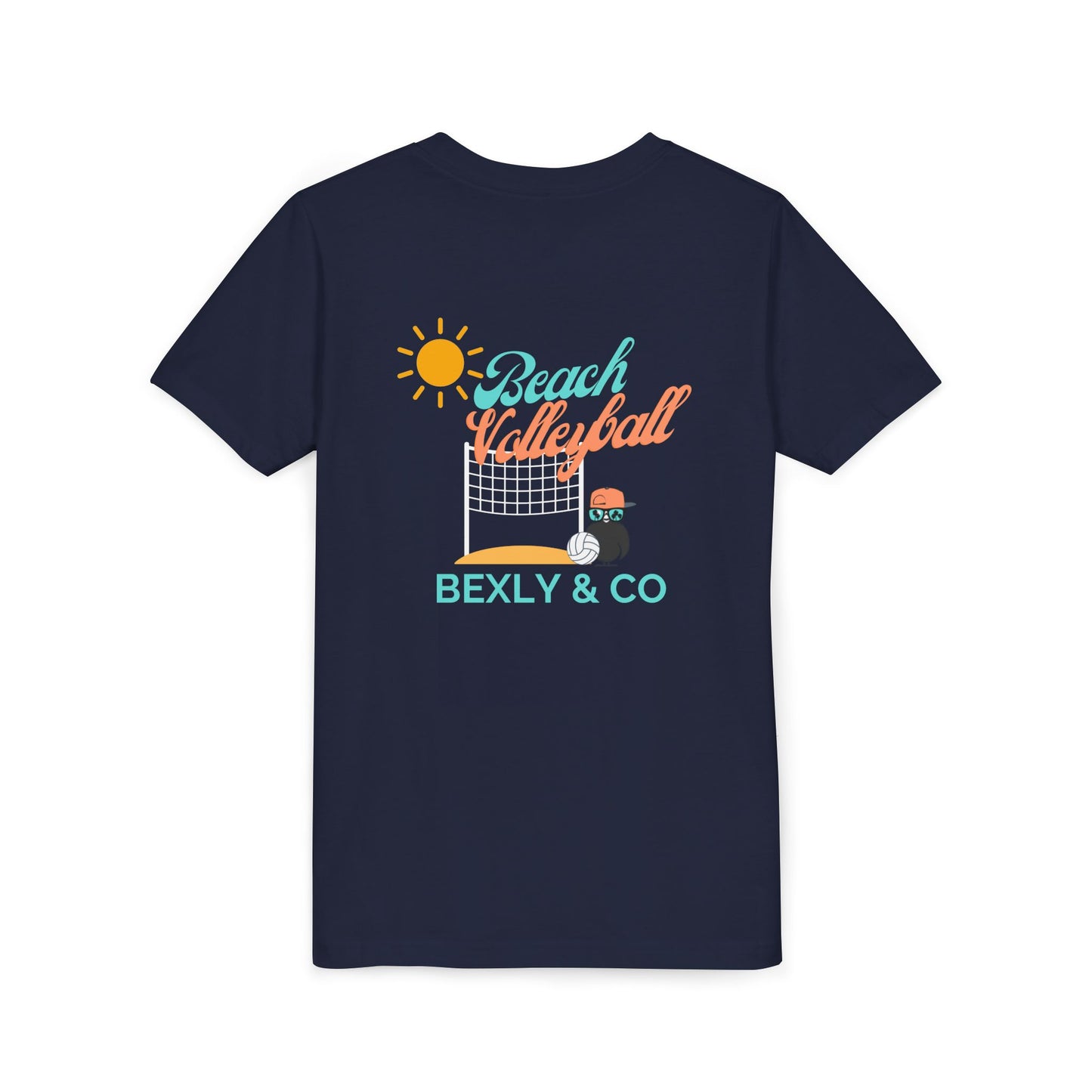 Youth Beach Volleyball Tee - Fun Summer Vibes for Kids