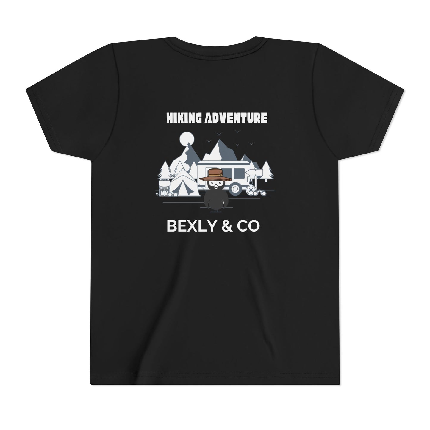 Hiking Adventure Youth Short Sleeve Tee - Fun Outdoor Vibes for Young Explorers