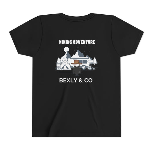 Hiking Adventure Youth Short Sleeve Tee - Fun Outdoor Vibes for Young Explorers