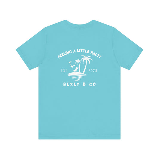 Unisex Short Sleeve Tee - "Feeling A Little Salty" Tropical Graphic Shirt, Beach Vibes, Casual Summer Wear, Gift for Beach [...]