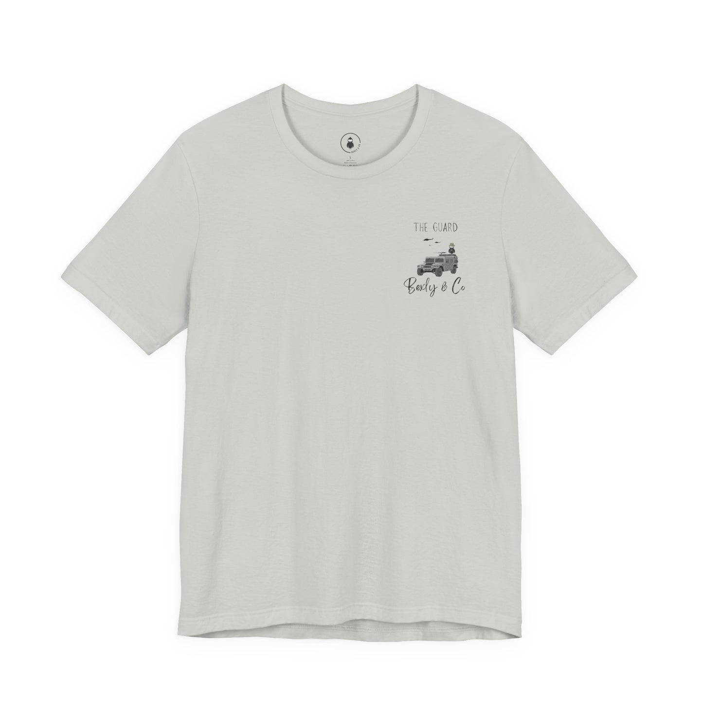 Unisex Short Sleeve Tee - The Guard Design for Adventure Lovers
