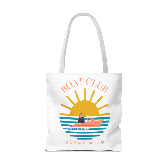 Boat Club Tote Bag - Summer Vibes & Fun Days on the Water