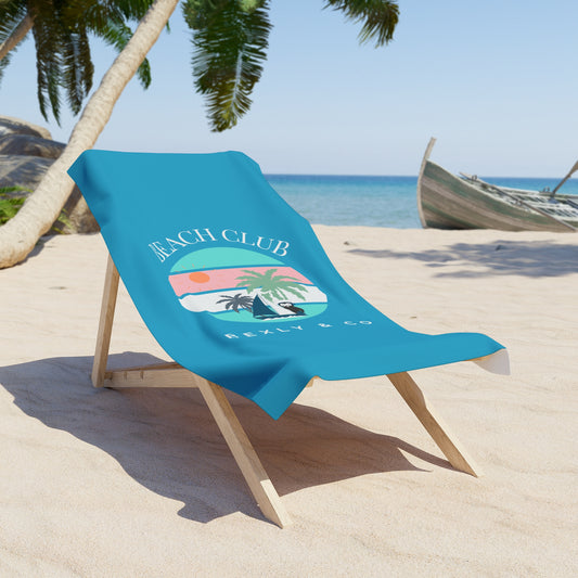 Beachclub Towel Blue| Summer Vibes & Sun Fun