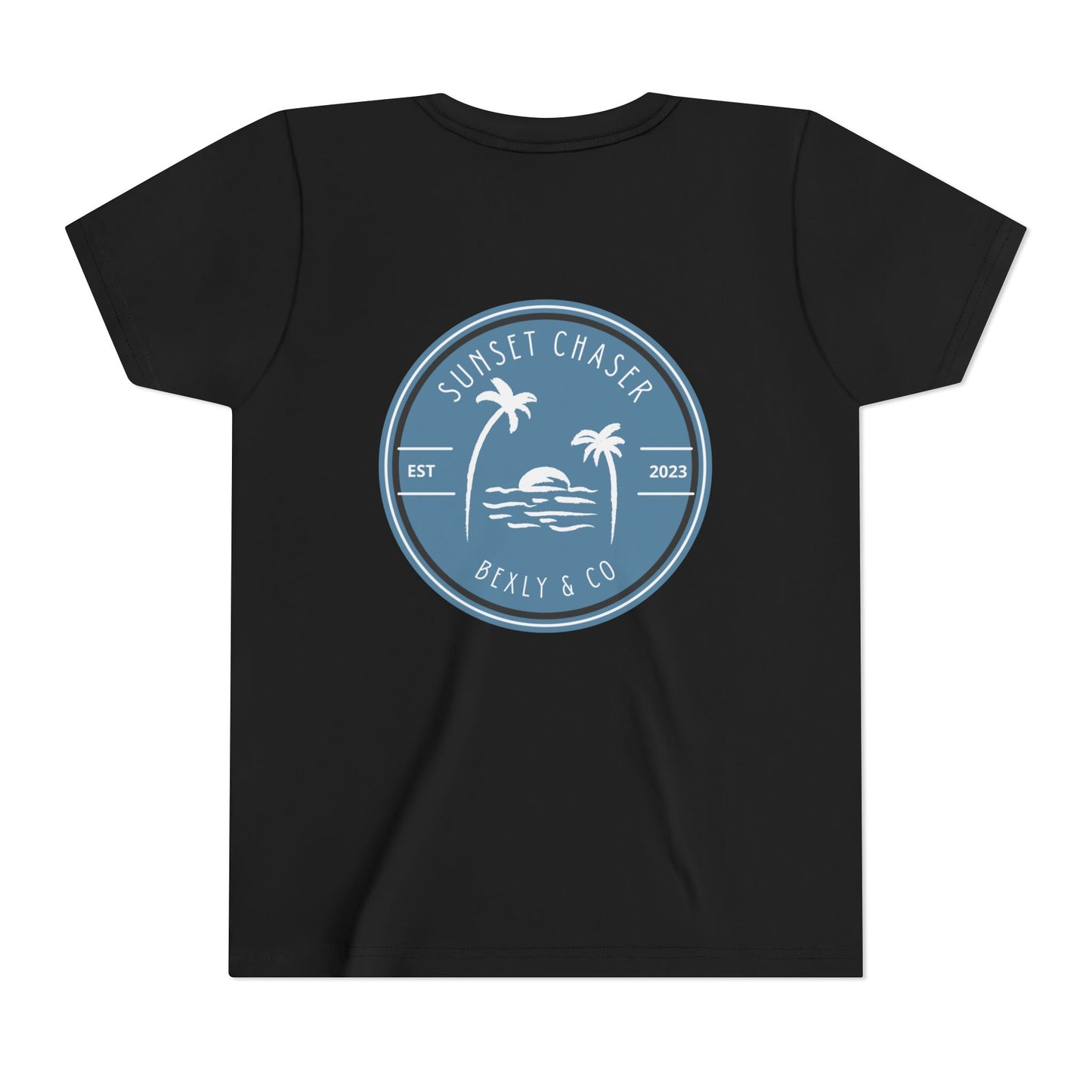 Sunset Chaser Youth Tee, Fun Summer Shirt, Kids Beachwear, Adventure Apparel, Perfect Gift for Little Explorers