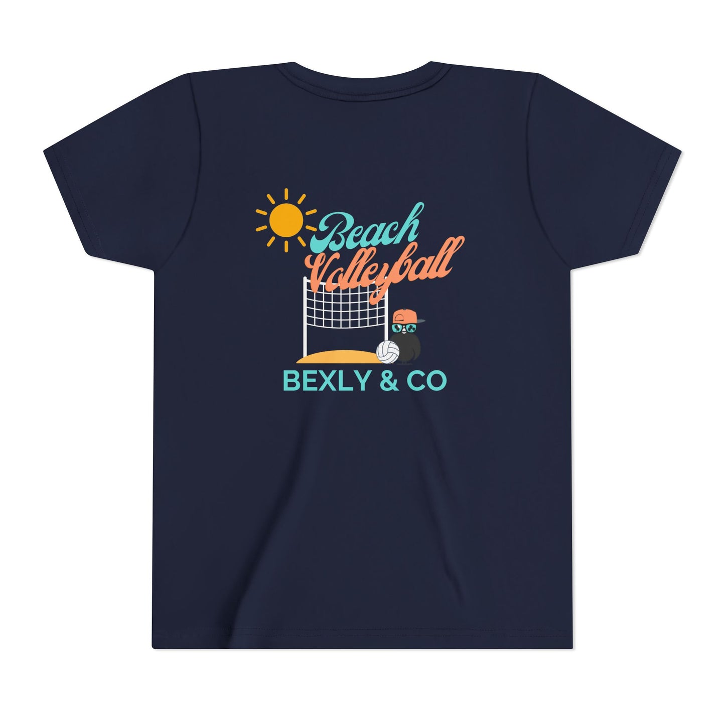 Youth Beach Volleyball Tee - Fun Summer Vibes for Kids