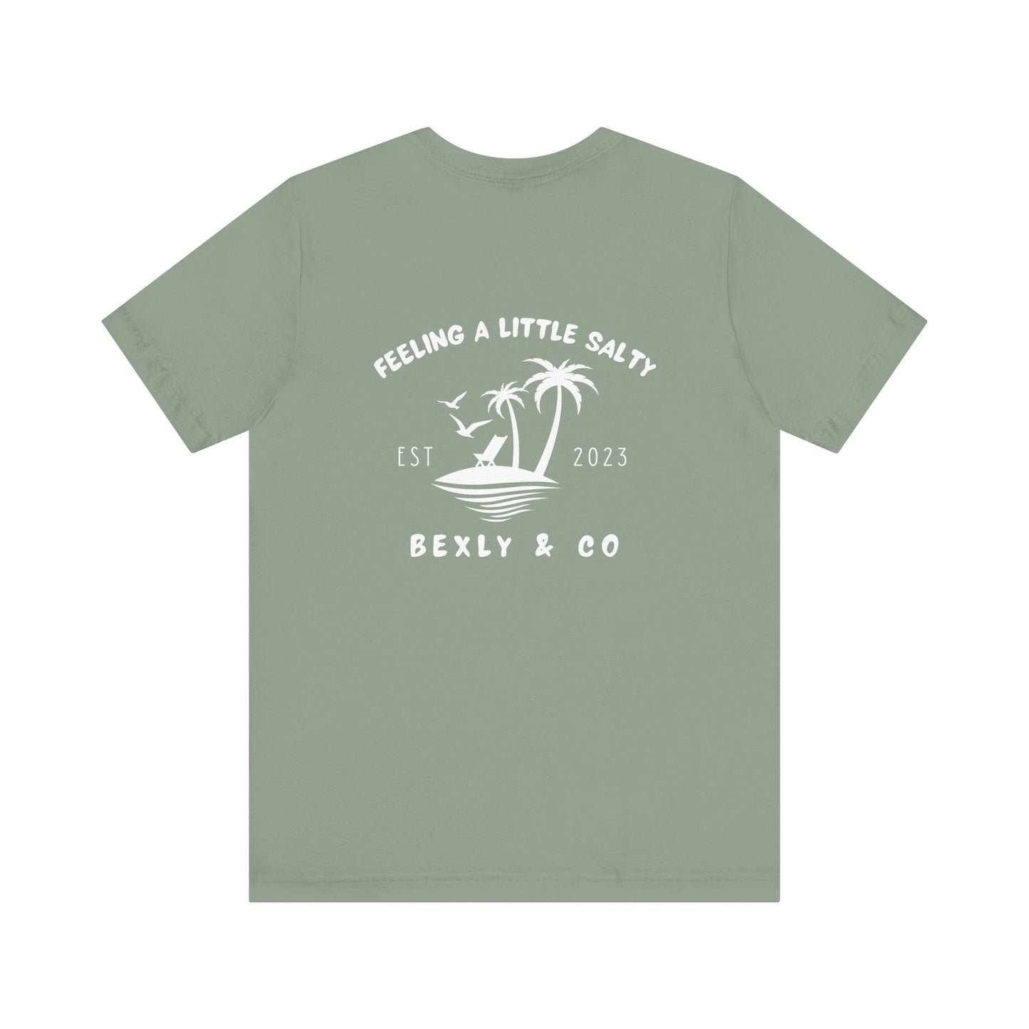 Unisex Short Sleeve Tee - "Feeling A Little Salty" Tropical Graphic Shirt, Beach Vibes, Casual Summer Wear, Gift for Beach [...]