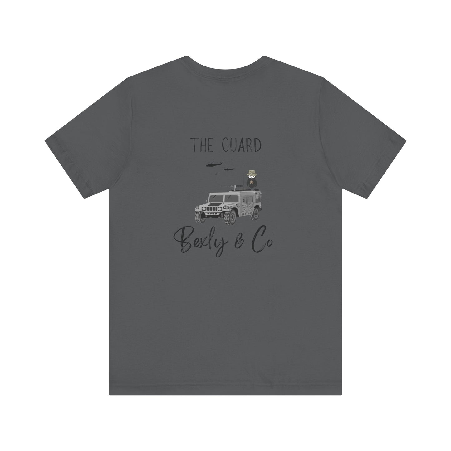 Unisex Short Sleeve Tee - The Guard Design for Adventure Lovers