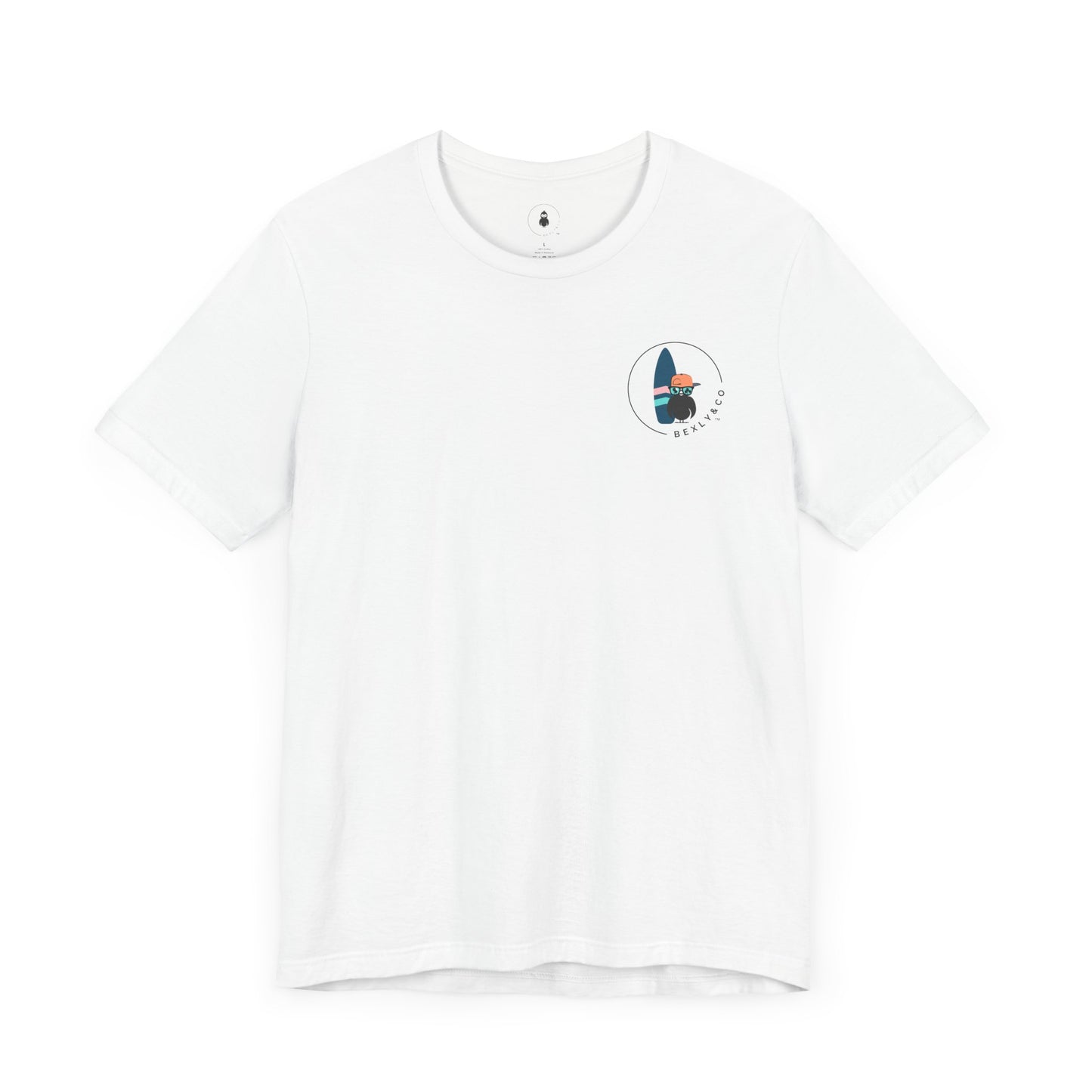 Unisex Stylish Tee- Surfer Blue Board