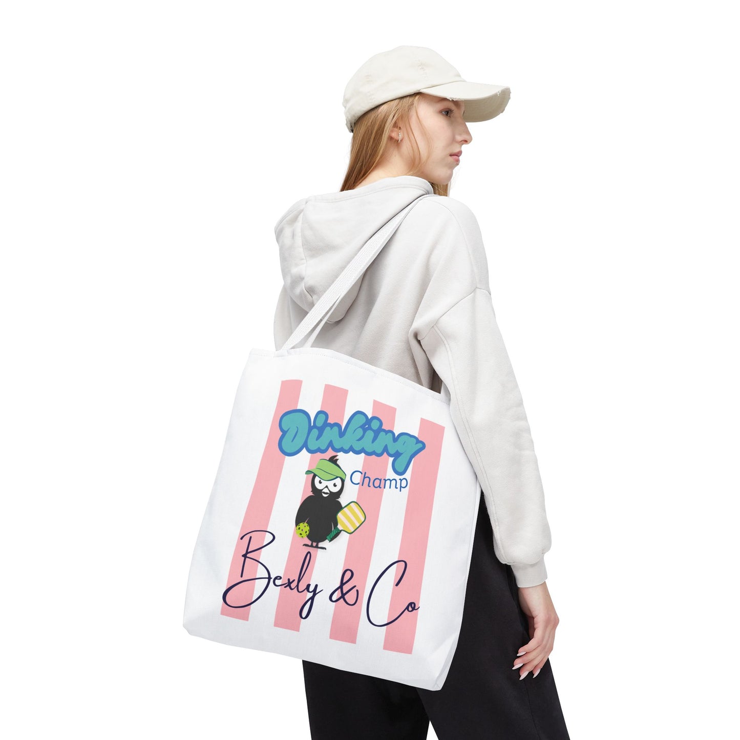 Fun Dinking Champ Tote Bag for Sports Lovers