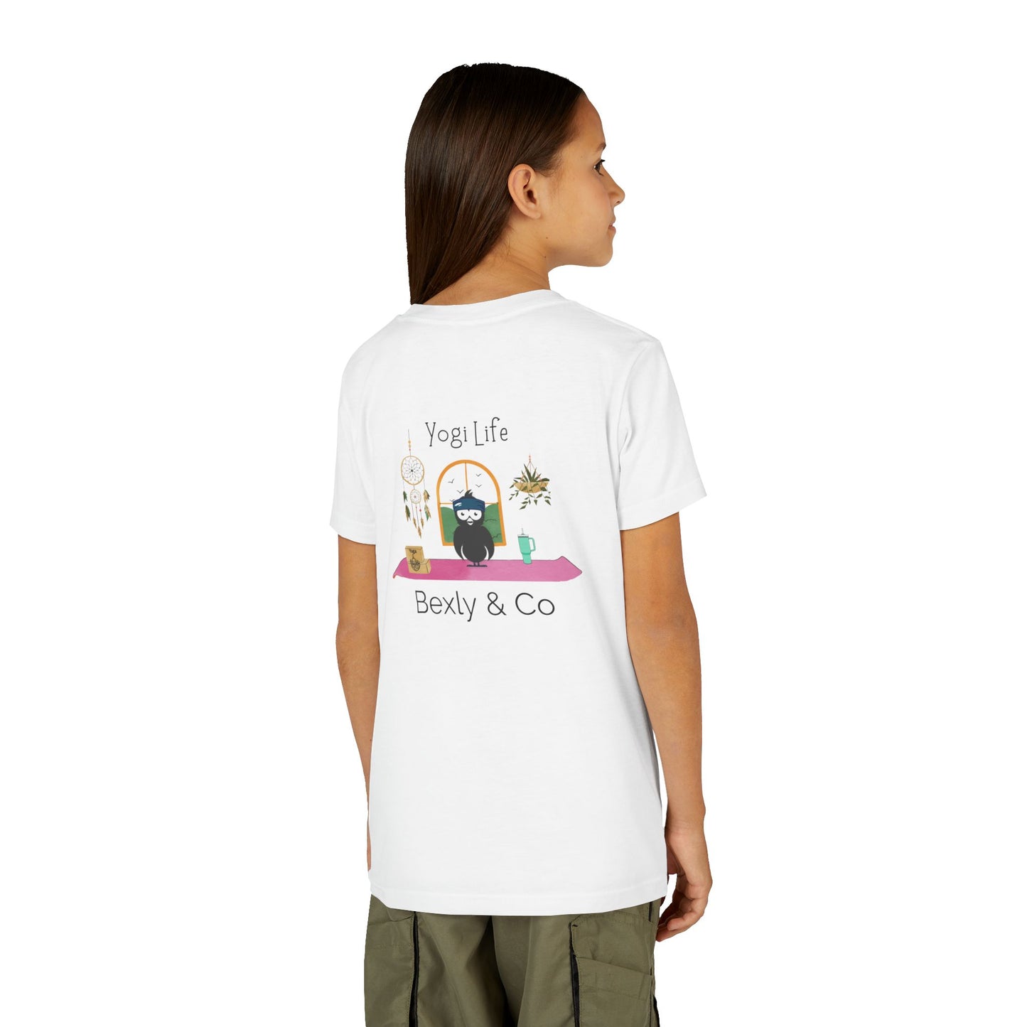 Yogi Life Youth Tee - Cute  Design for Young Yogis, Perfect for Relaxation and Everyday Wear