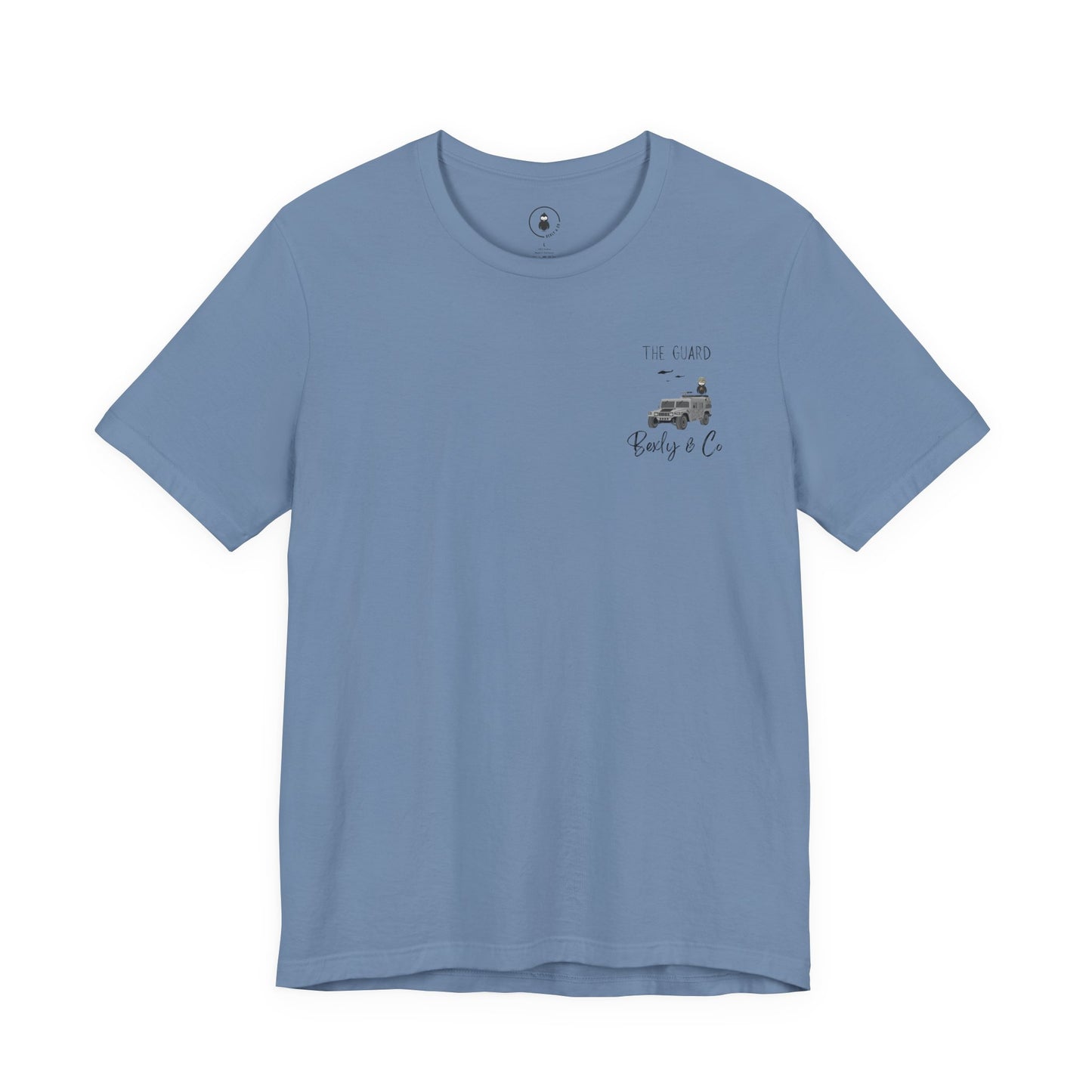 Unisex Short Sleeve Tee - The Guard Design for Adventure Lovers