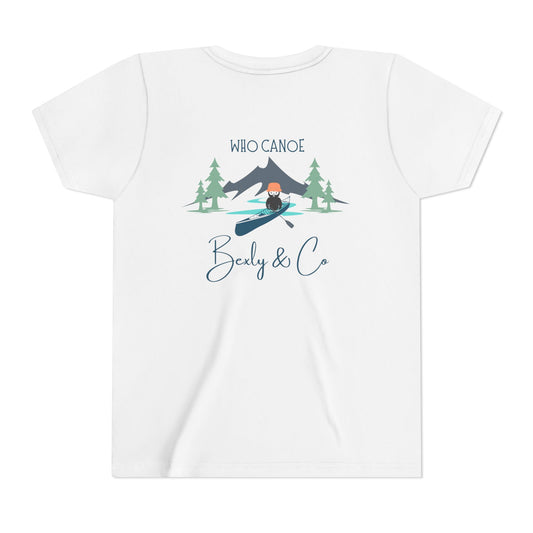 Adventurous Youth Short Sleeve Tee - 'Who Canoe' Graphic