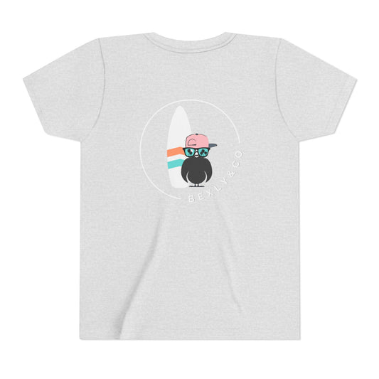 Trendy Surfer Youth Short Sleeve Tee  – Perfect for Summer Fun!