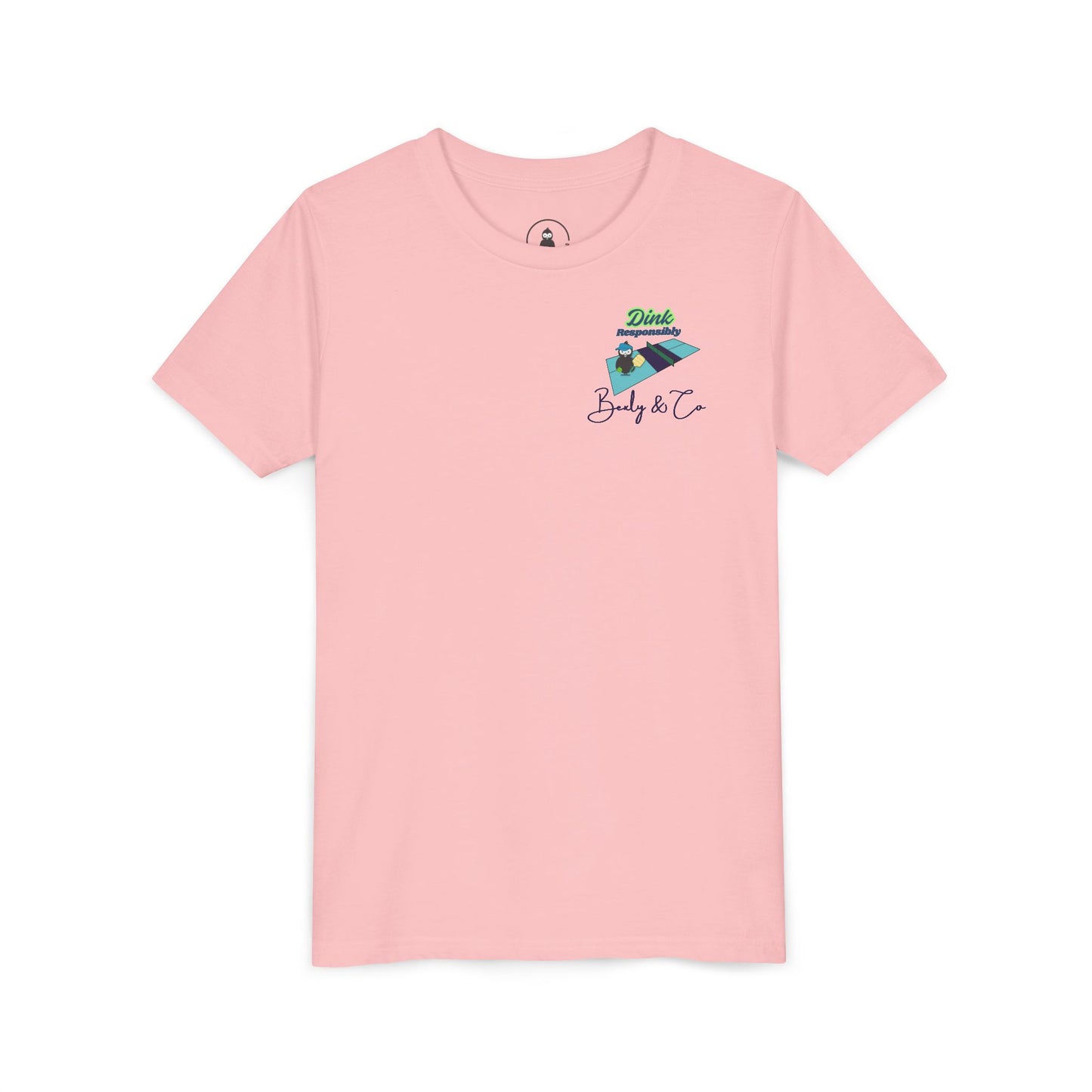 Funny Youth Short Sleeve Tee - 'Dink Responsibly' Design