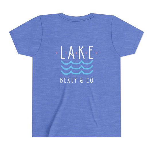 Chill Vibes Lake Vibes Youth Tee - Summer Fun Shirt, Casual Everyday Tee, Gift for Young Explorers