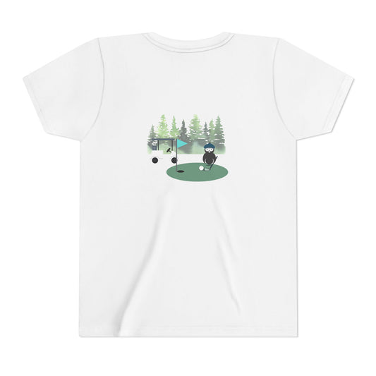 Youth Golf Cart Tee - Fun Short Sleeve T-Shirt for Kids
