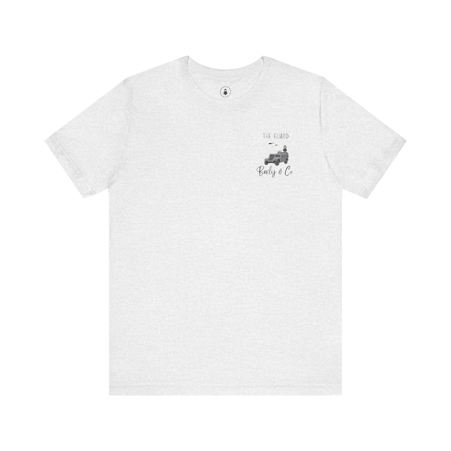 Unisex Short Sleeve Tee - The Guard Design for Adventure Lovers