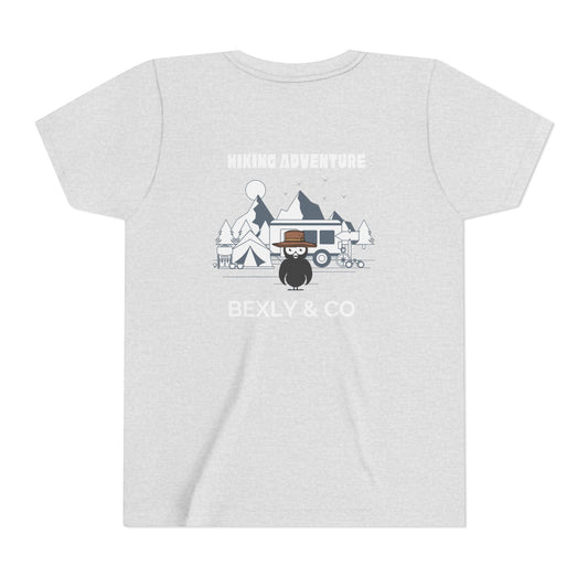 Hiking Adventure Youth Short Sleeve Tee - Fun Outdoor Vibes for Young Explorers