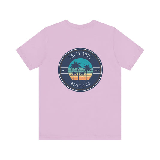 Salty Soul Palm Tree Beach Tee | Unisex Short Sleeve | Casual Summer Wear, Beach Vacation Shirt, Gift for Ocean Lovers, Retro Graphic [...]
