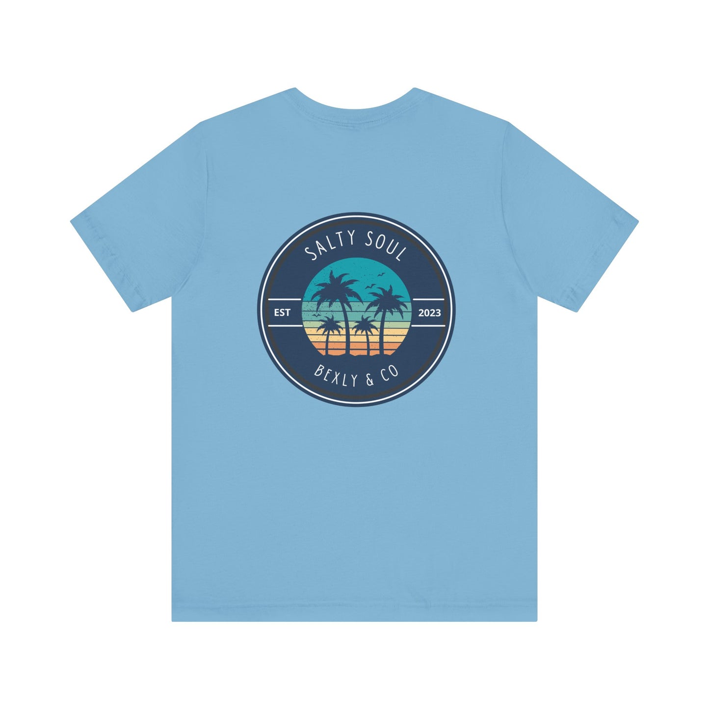 Salty Soul Palm Tree Beach Tee | Unisex Short Sleeve | Casual Summer Wear, Beach Vacation Shirt, Gift for Ocean Lovers, Retro Graphic [...]