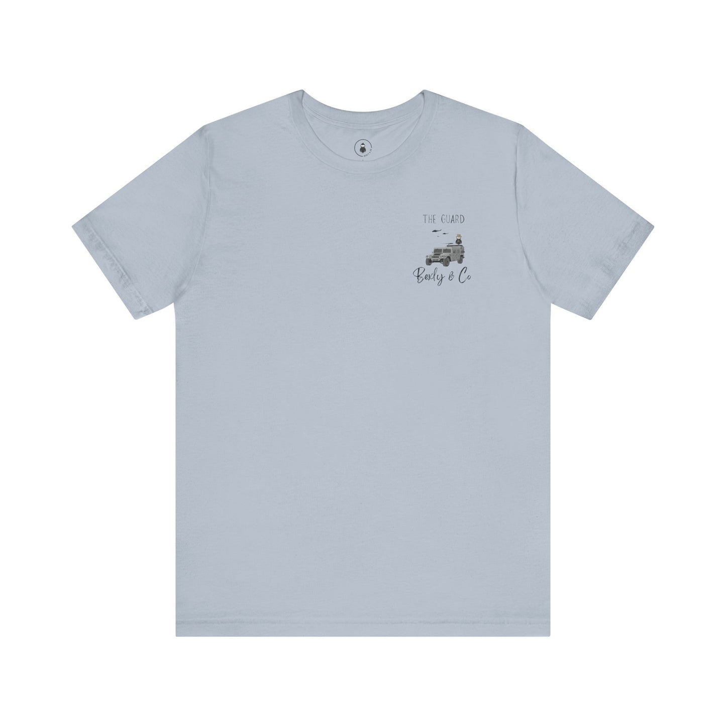Unisex Short Sleeve Tee - The Guard Design for Adventure Lovers
