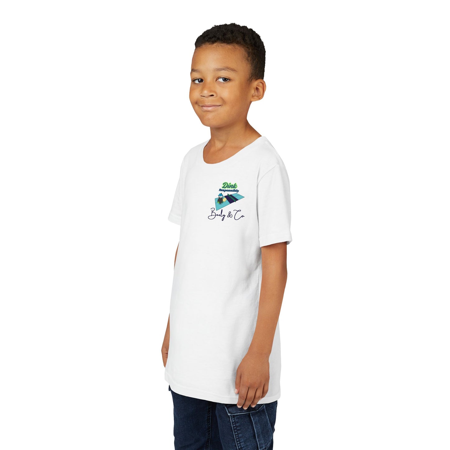 Funny Youth Short Sleeve Tee - 'Dink Responsibly' Design