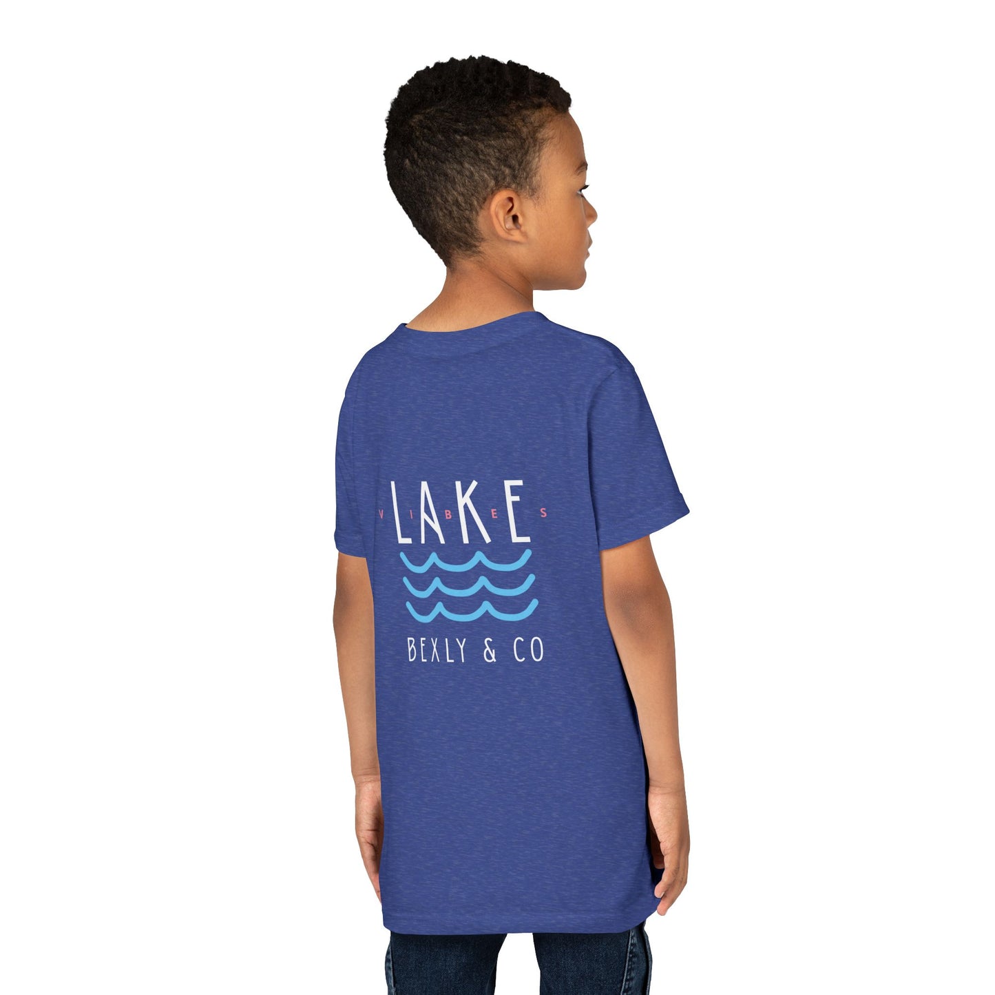 Chill Vibes Lake Vibes Youth Tee - Summer Fun Shirt, Casual Everyday Tee, Gift for Young Explorers