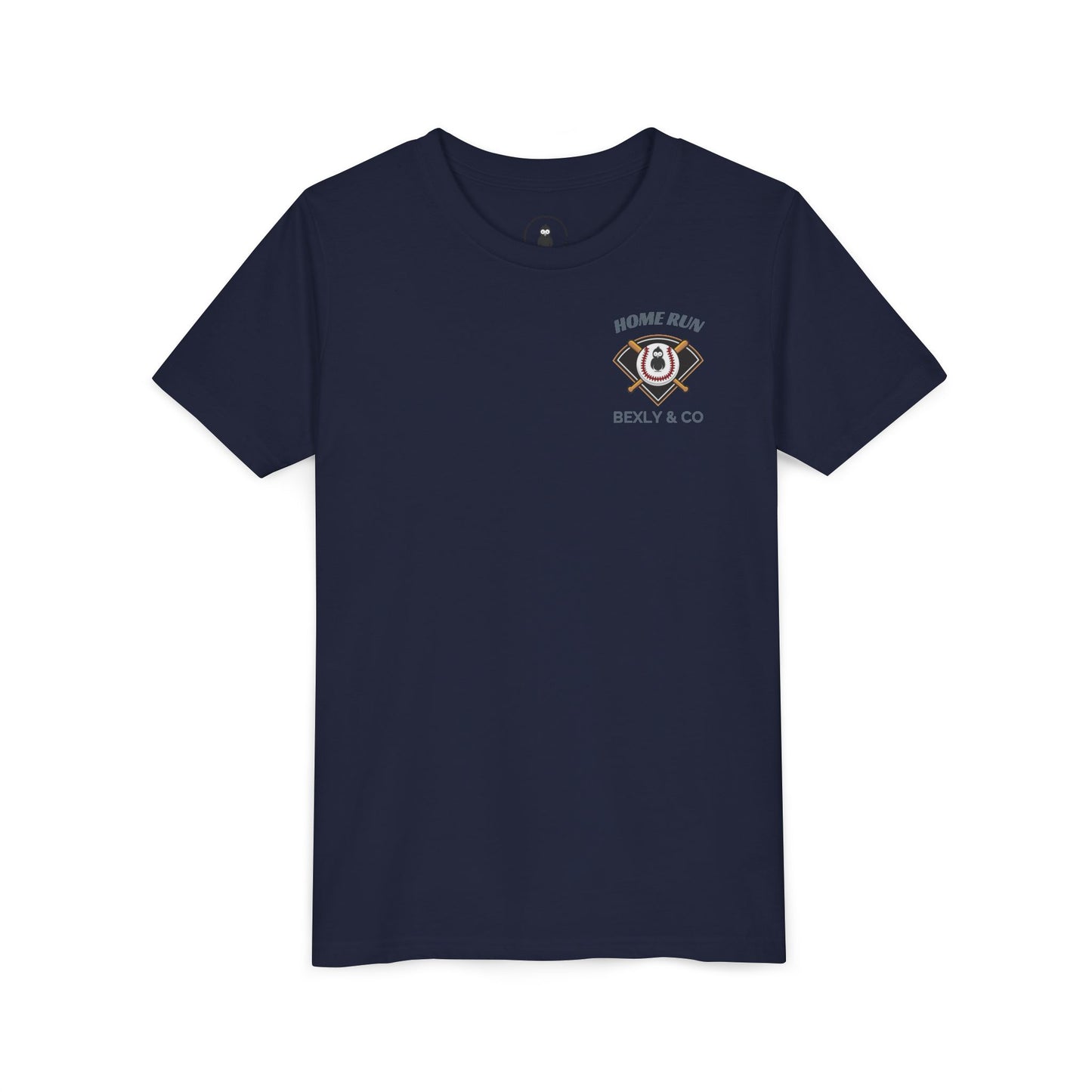 Home Run Youth Short Sleeve Tee - Baseball Tee for Kids