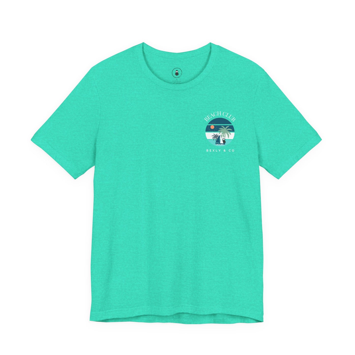 Beach Club Graphic Tee | Summer Vibe T-Shirt, Unisex Casual Wear, Perfect for Beach Days, Gift for Vacation Lovers, Palm Tree Design
