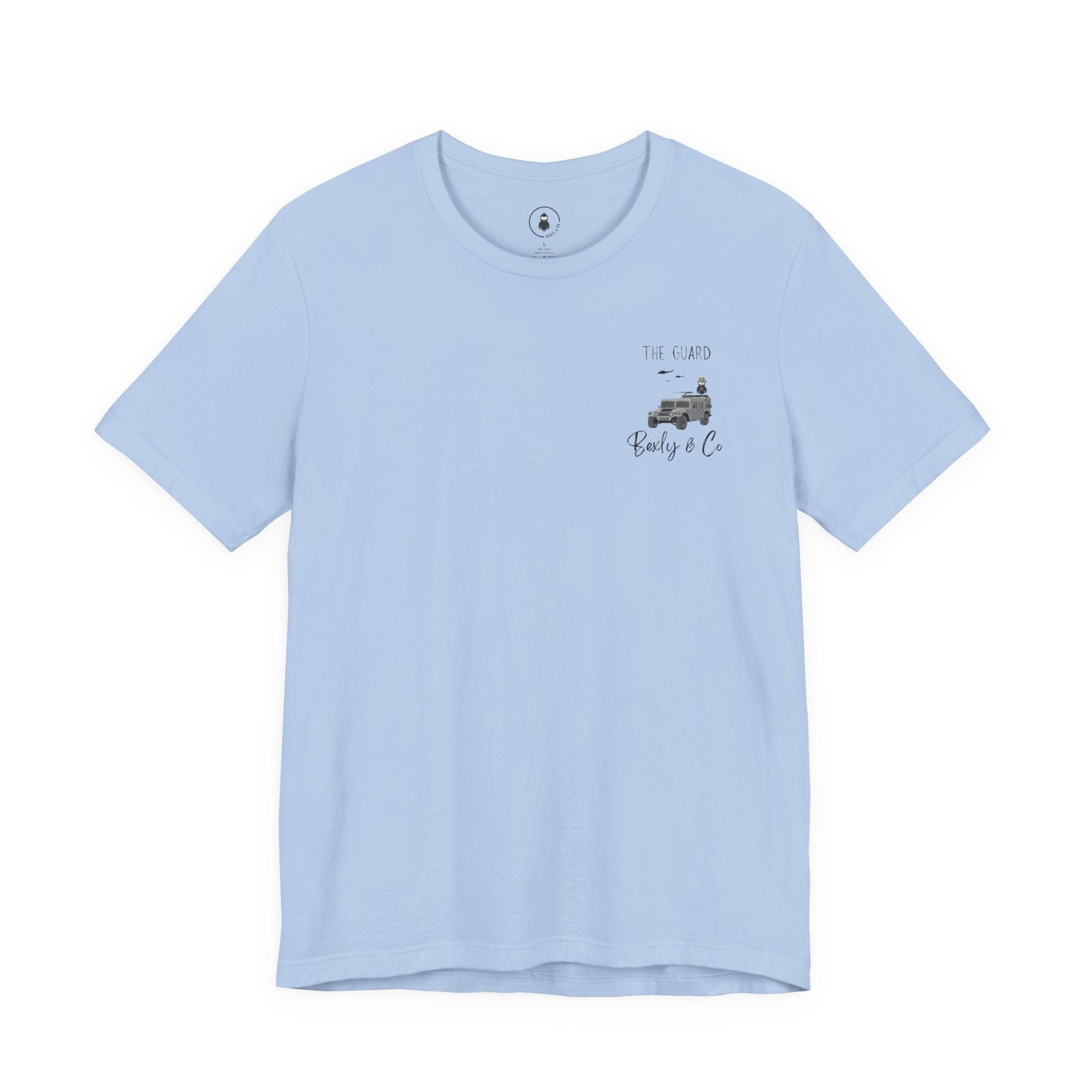 Unisex Short Sleeve Tee - The Guard Design for Adventure Lovers