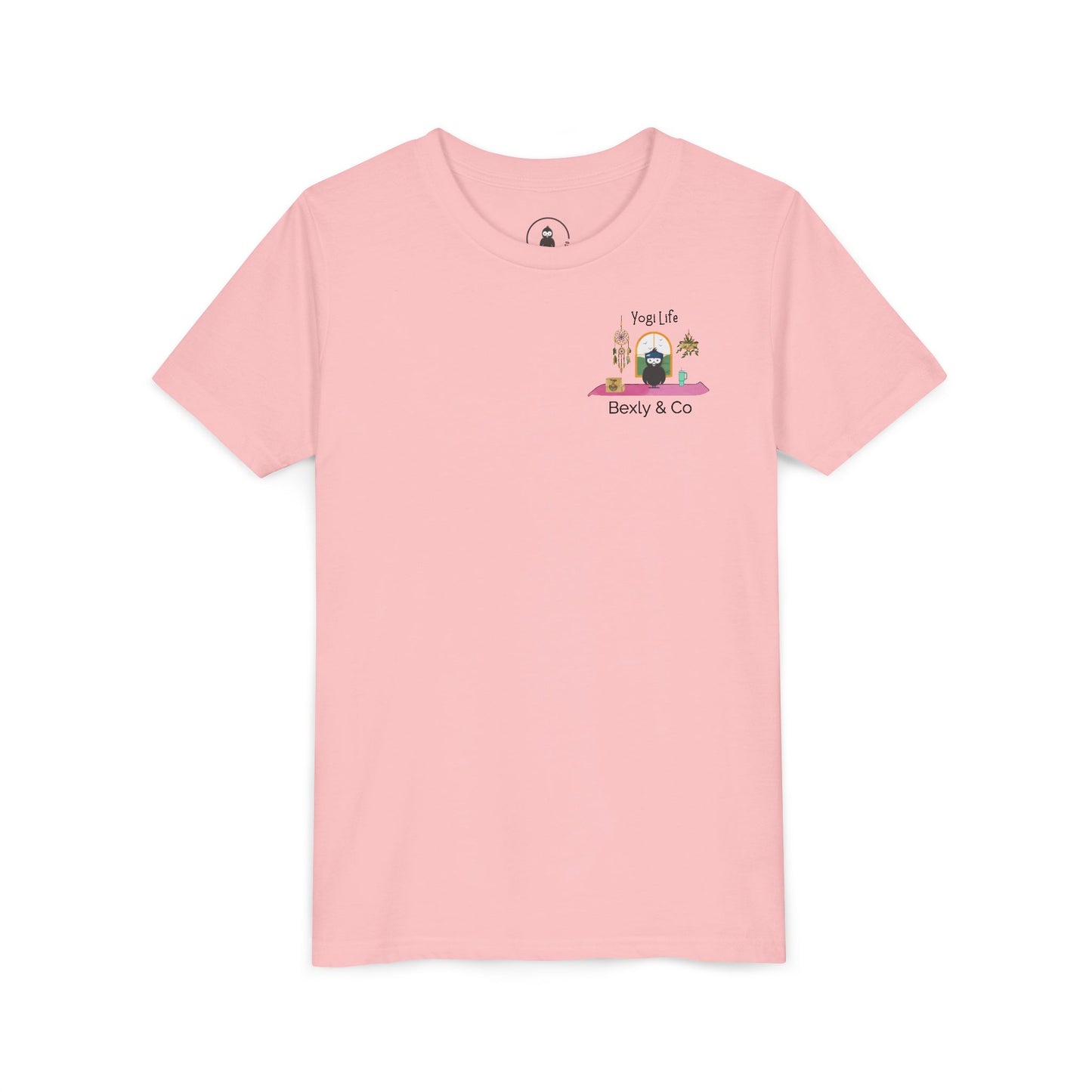 Yogi Life Youth Tee - Cute  Design for Young Yogis, Perfect for Relaxation and Everyday Wear