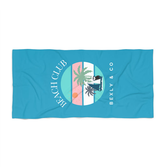 Beachclub Towel Blue| Summer Vibes & Sun Fun