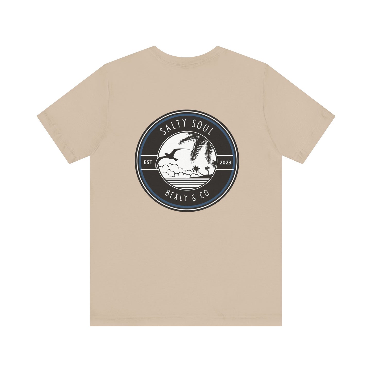 Salty Soul Unisex Tee - Beach Vibes, Summer Casual Wear, Great for Surfing, Gifts for Ocean Lovers, Relaxed Fit